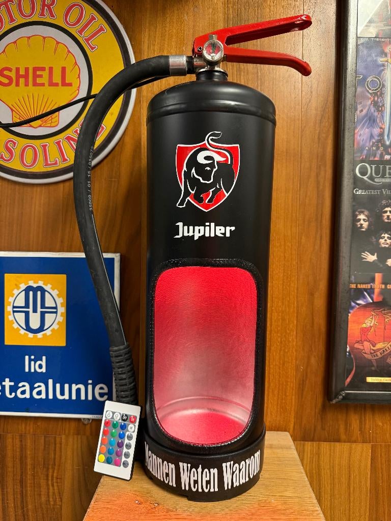 Jupiler decoratieve brandblusser, mancave, Ophalen of Verzenden, Nieuw, Minder dan 50 cm