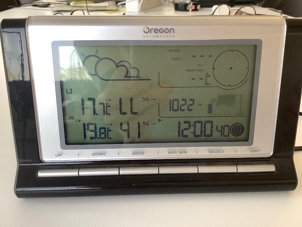 Oregon weerstation WMR-89, Ophalen of Verzenden, Gebruikt, Weerstation