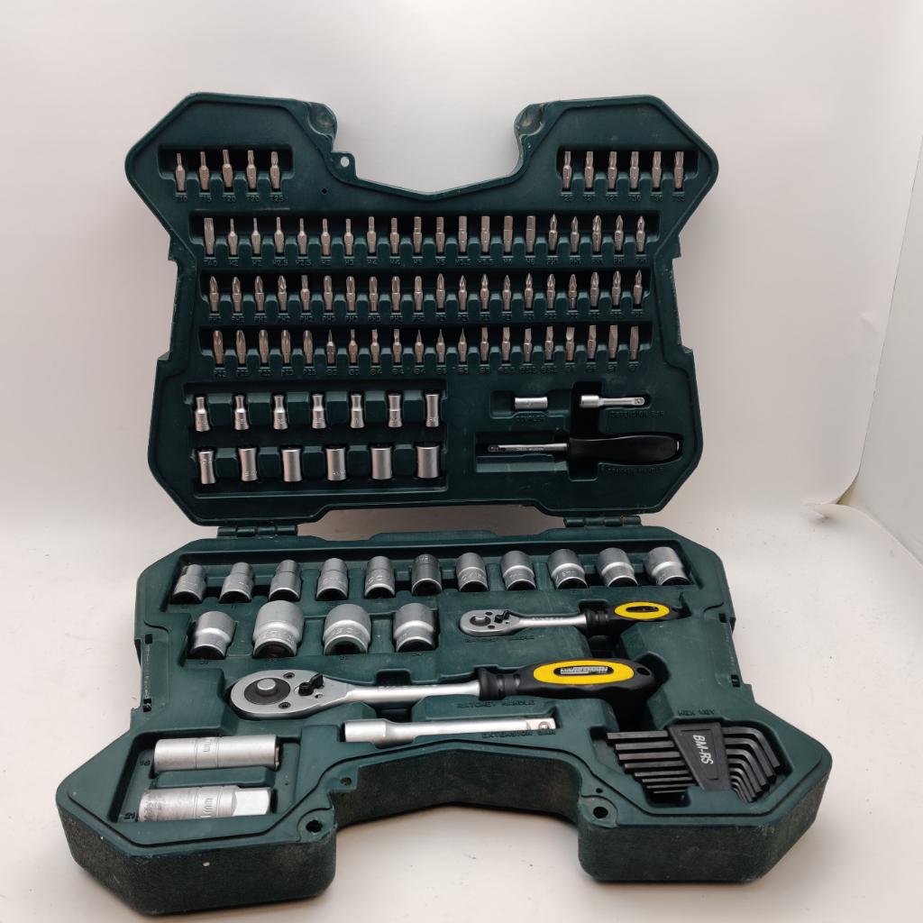 Mannesmann mammoet doppen en bit set compleet €69.99, Mannesmann, M, Ophalen of Verzenden, Zo goed als nieuw