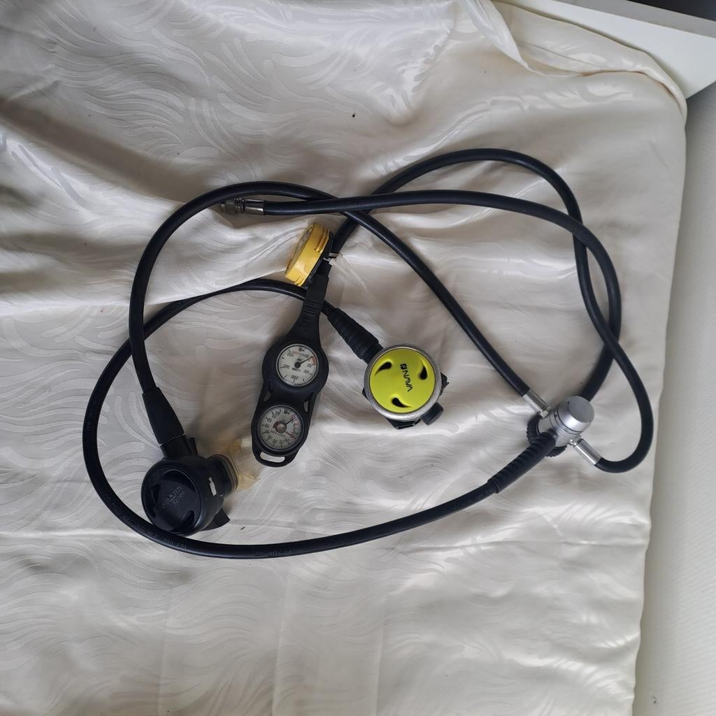 Ademautomaat, Drukmeter, Dieptemeter, Octopus, Comp, Ophalen of Verzenden, Gebruikt, Duikcomputer