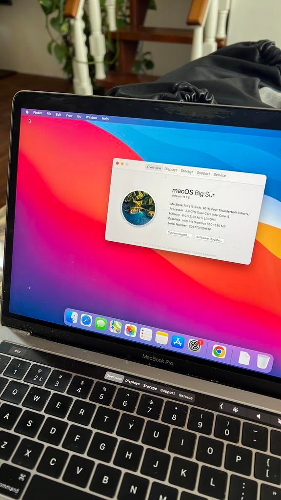 MacBook Pro 13 inch 2016 model, Computers en Software, Apple Macbooks, 2 tot 3 Ghz, Qwerty, 13 inch, Zo goed als nieuw