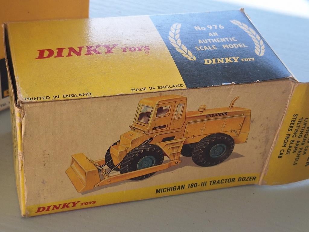 Dinky Toys Michigan 180-III Tractor Dozer (No. 976), Ophalen of Verzenden, Gebruikt, Overige typen