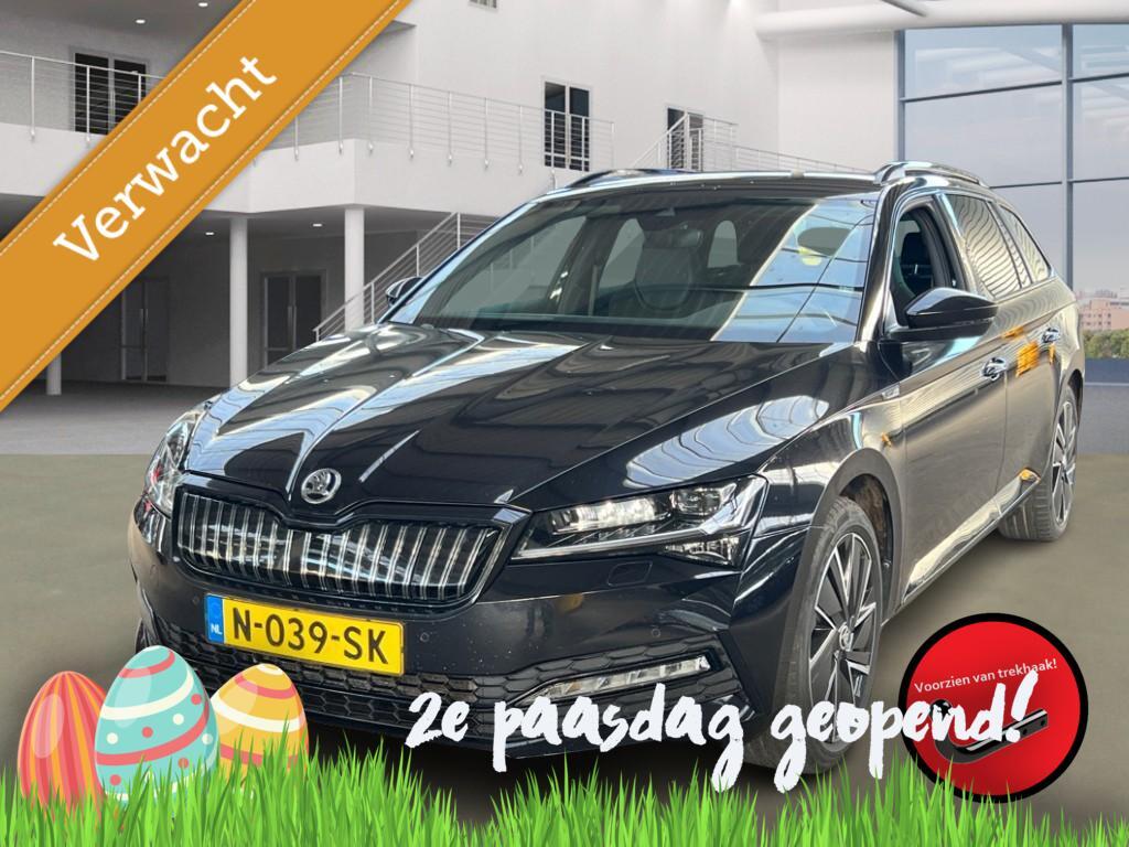 Skoda Superb Combi 1.4 TSI iV Sportline Business, Gebruikt, Euro 6, 4 cilinders, Zwart