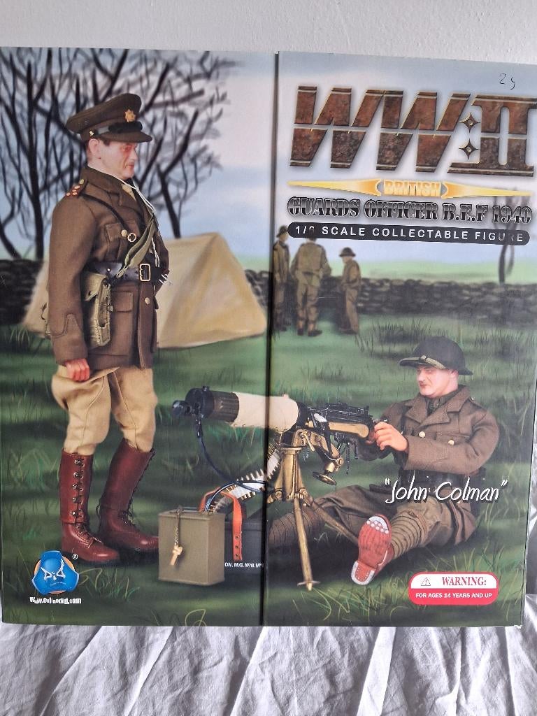 Ww 11  Guard Officier B.E.F 1940, Hobby en Vrije tijd, Modelbouw | Figuren en Diorama's, Ophalen of Verzenden, Zo goed als nieuw
