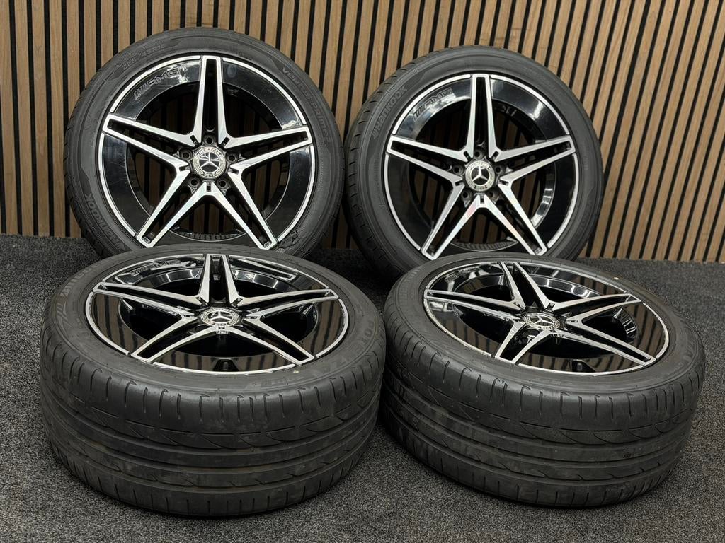 Originele 18 inch Mercedes C-Klasse W206 S206 AMG 5x112, Ophalen, 18 inch, ., Banden en Velgen