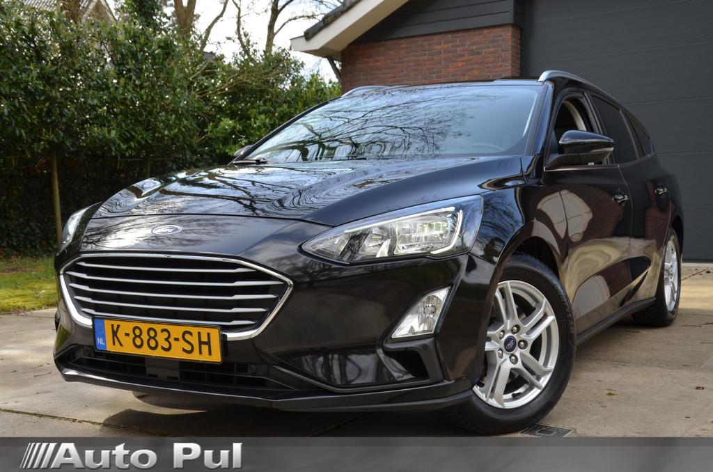 Ford Focus Wagon 1.0 EcoBoost Hybrid Trend Edition Business, Auto's, Ford, Gebruikt, Zwart, Origineel Nederlands, Lichtsensor