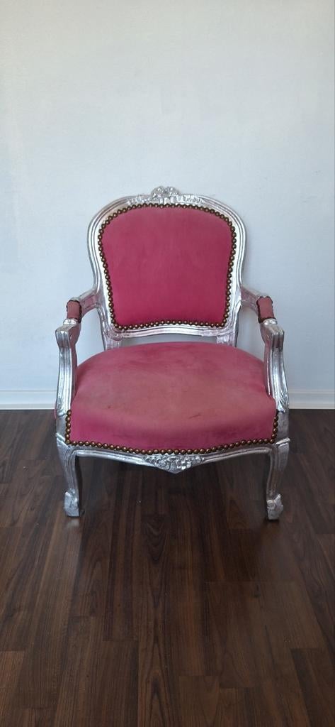 Prinsessenstoel / Kapstok, Huis en Inrichting, Stoelen, Gebruikt, Overige kleuren, Barok, Vintage, Prinsessenstijl, Ophalen of Verzenden