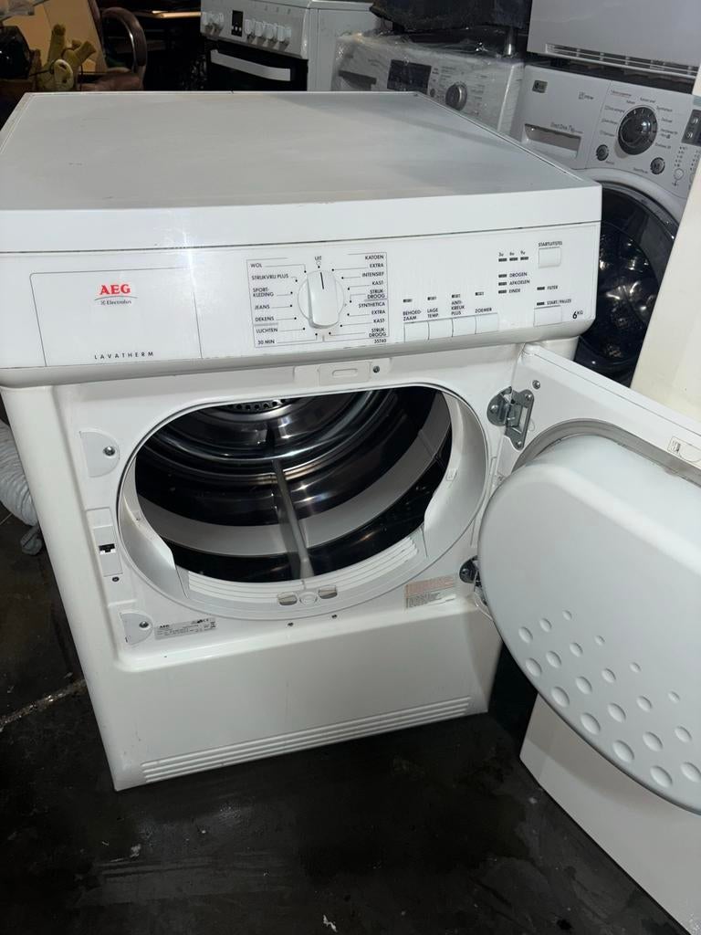 AEG Lavatherm T35740 6kg droger, Witgoed en Apparatuur, Wasdrogers, Ophalen, 6 tot 8 kg, Gebruikt, Luchtafvoer