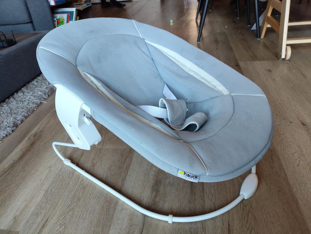 Hauck Alpha 2-in-1 Bouncer, Ophalen, Gebruikt, Hangstoel, Gordel(s)