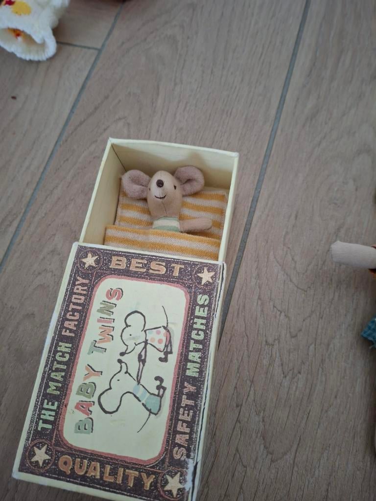 Maileg muis in doosje - doosje licht beschadigd, Ophalen of Verzenden, Gebruikt, Overige typen