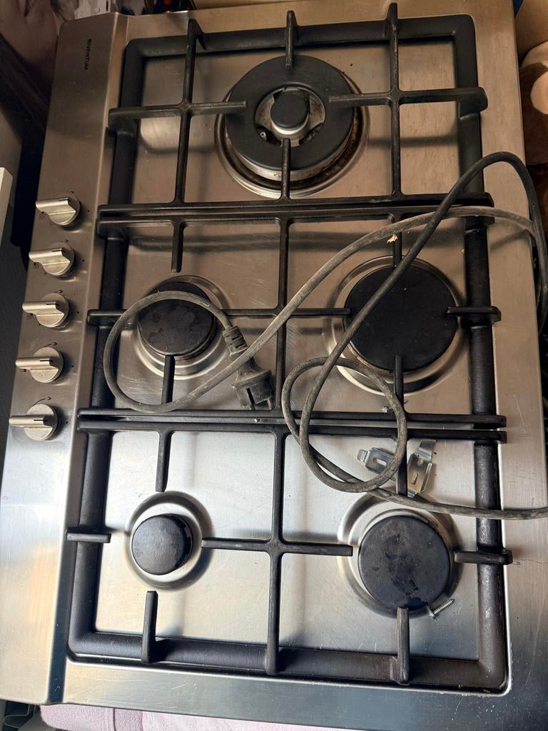 Inventum 5-pits gasfornuis, Witgoed en Apparatuur, Fornuizen, Gebruikt, 60 cm of meer, Ophalen of Verzenden, Gas