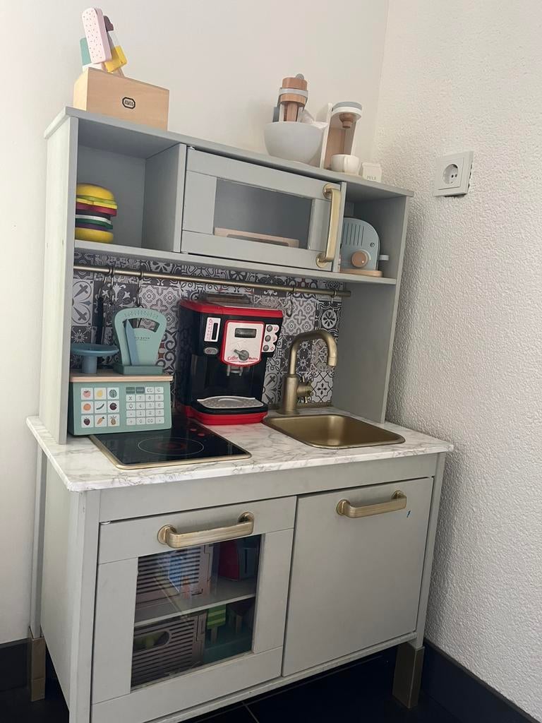 Ikea speelkeuken gepimpt, Ophalen, Gebruikt, Hout, Speelkeuken