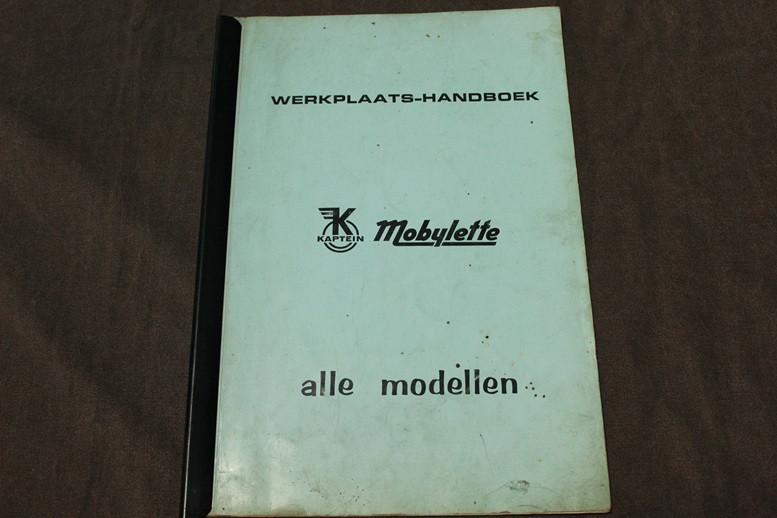 Kaptein Mobylette alle modellen werkplaatsboek uitgave 1967, Fietsen en Brommers, Ophalen of Verzenden, Nieuw