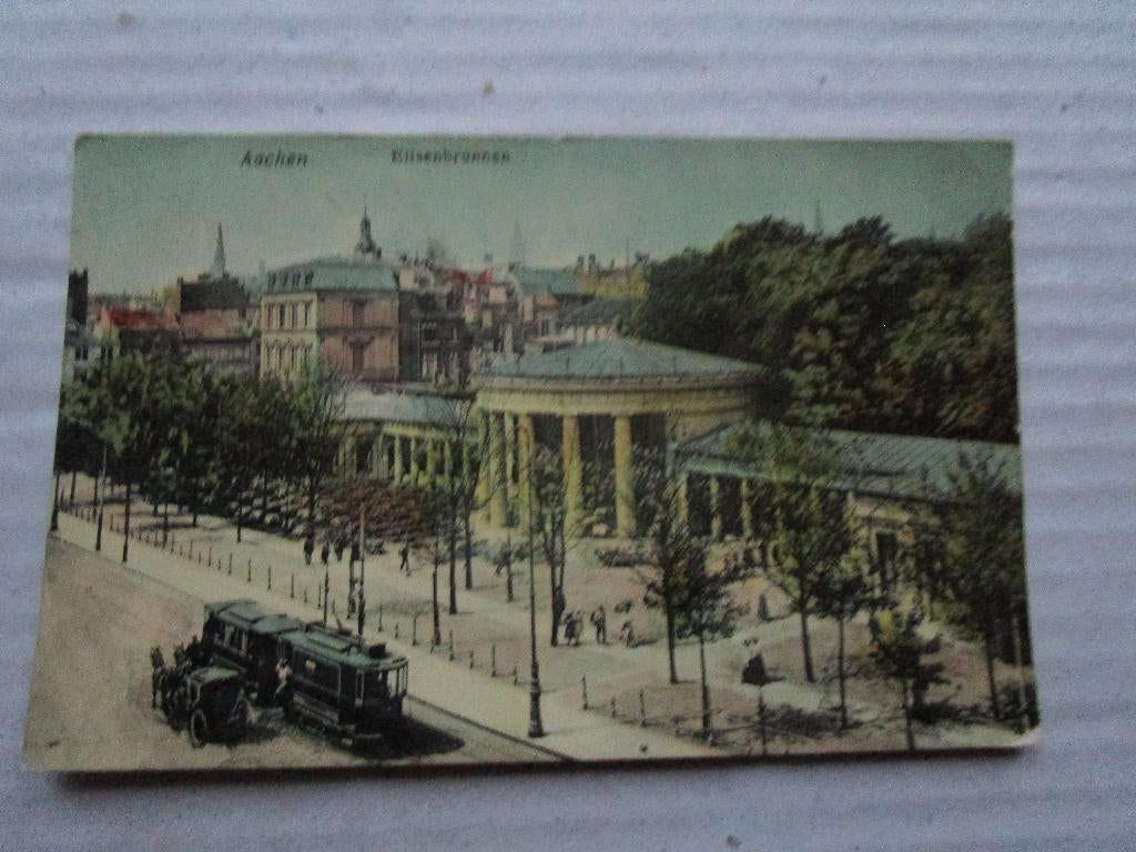 Ansichtkaart Aachen - Elisenbrunnen  1907 uitgave Tietz, Verzenden, Voor 1920, Gelopen, Duitsland