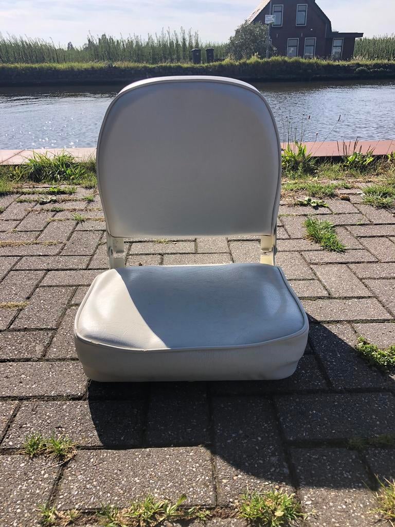 Leren inklapbare bootstoel € 65, Ophalen of Verzenden, Gebruikt, Overige typen, Motorboot