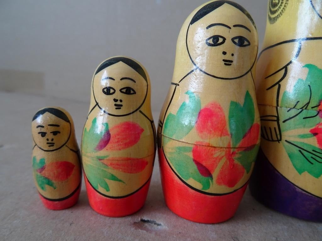 Curiosa matroesjka vintage Russische matroesjka USSR 16cm, Ophalen of Verzenden