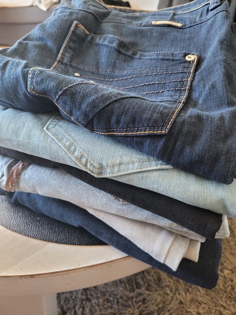 Spijkerbroeken skinny maat 44, Kleding | Dames, Spijkerbroeken en Jeans, Ophalen of Verzenden, Zo goed als nieuw, Blauw, W33 - W36 (confectie 42/44)