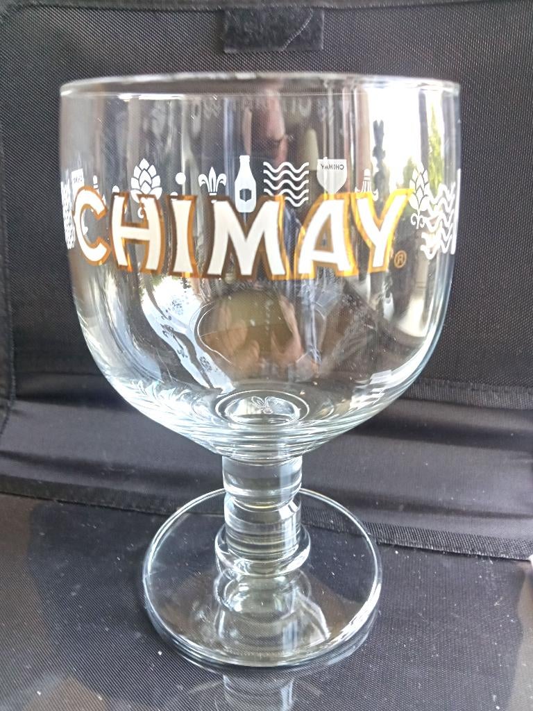 6 CHIMAY bierglazen Nieuw Logo– 33cl, Verzamelen, Ophalen of Verzenden, Nieuw, Glas of Glazen, Overige merken