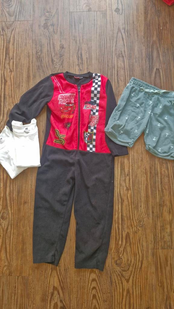 Onesie 2x hemd en korte broek maat 110, Kinderen en Baby's, Babykleding | Maat 86, H&M, Ophalen of Verzenden, Zo goed als nieuw