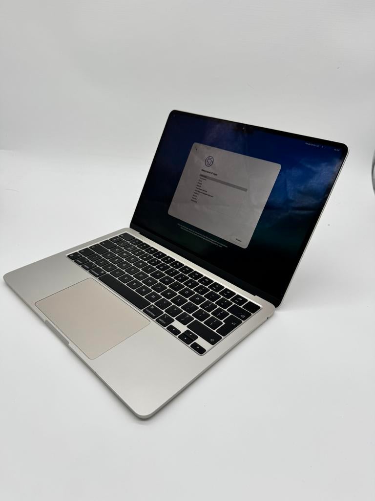 MacBook Air 13" 2022 | M2 | 16 GB RAM | 512 GB SSD | BTW, Apple, 13 inch, 512 GB, Zo goed als nieuw