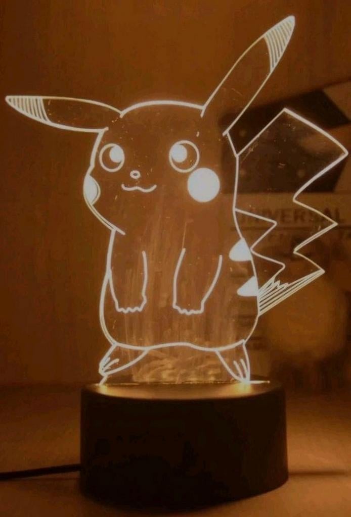 Pokemon Pikachu 3D lamp met afstandsbediening NIEUW, Ophalen of Verzenden, Nieuw
