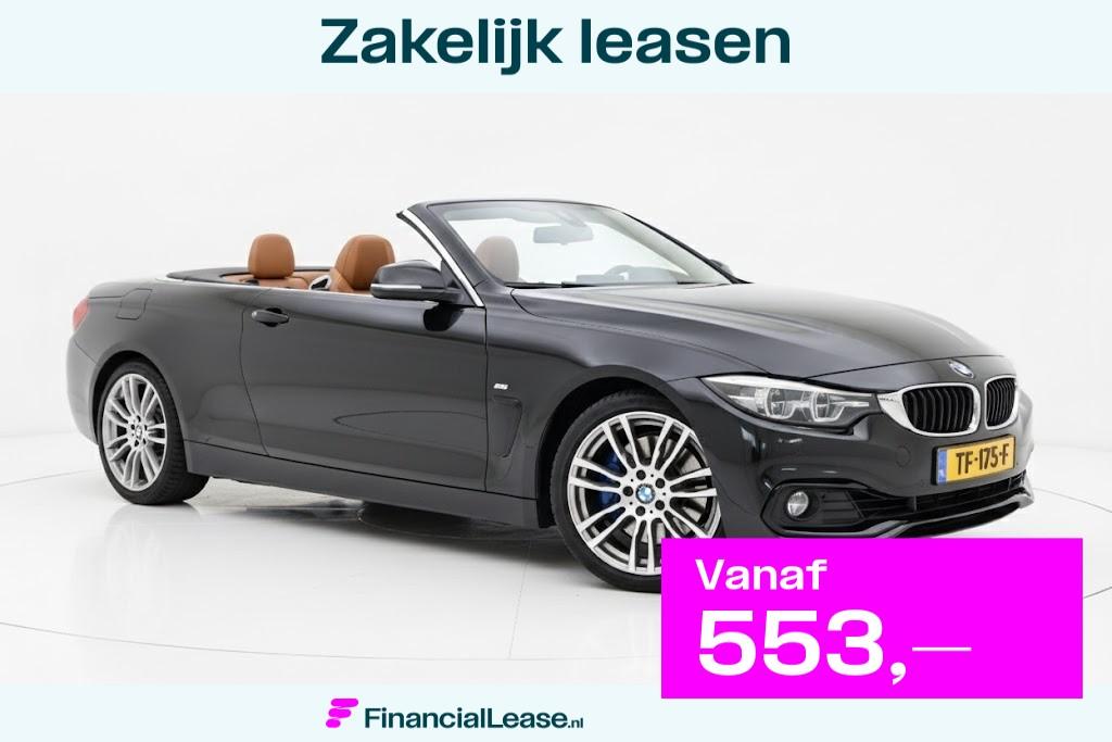 BMW 4 Serie Cabrio 440i 6 cilinder | Nek en stoel verwarming, Automaat, Gebruikt, 4-Serie, 4 stoelen