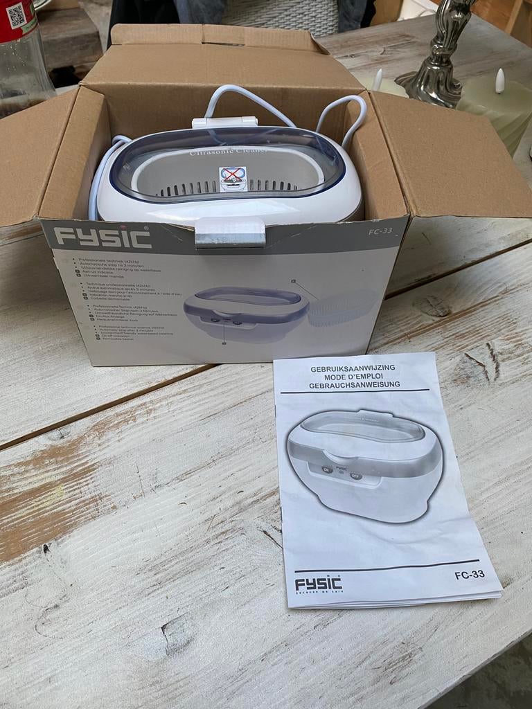 Fysic ultrasoon cleaner  sieraden, Ophalen of Verzenden, Zo goed als nieuw, Overige typen