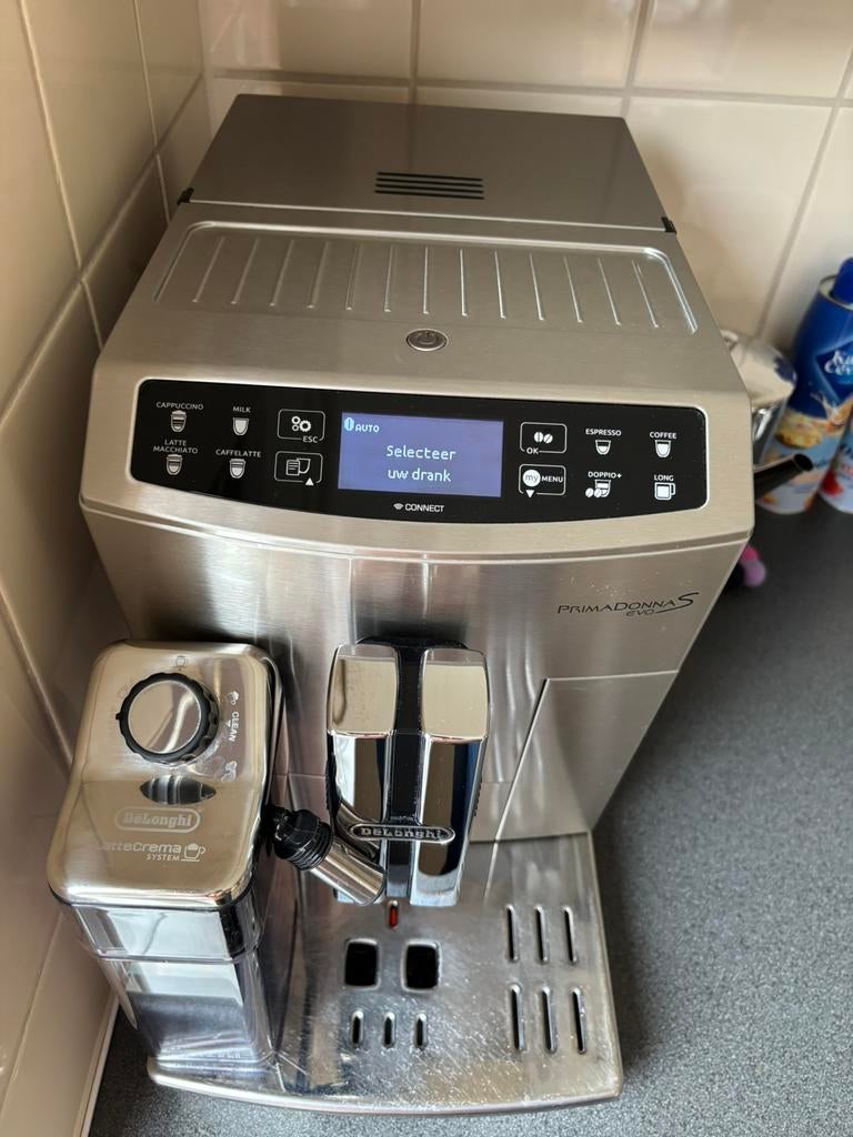 De Longhi prima donna s, Witgoed en Apparatuur, Koffiezetapparaten, Zo goed als nieuw, Koffiemachine, Ophalen