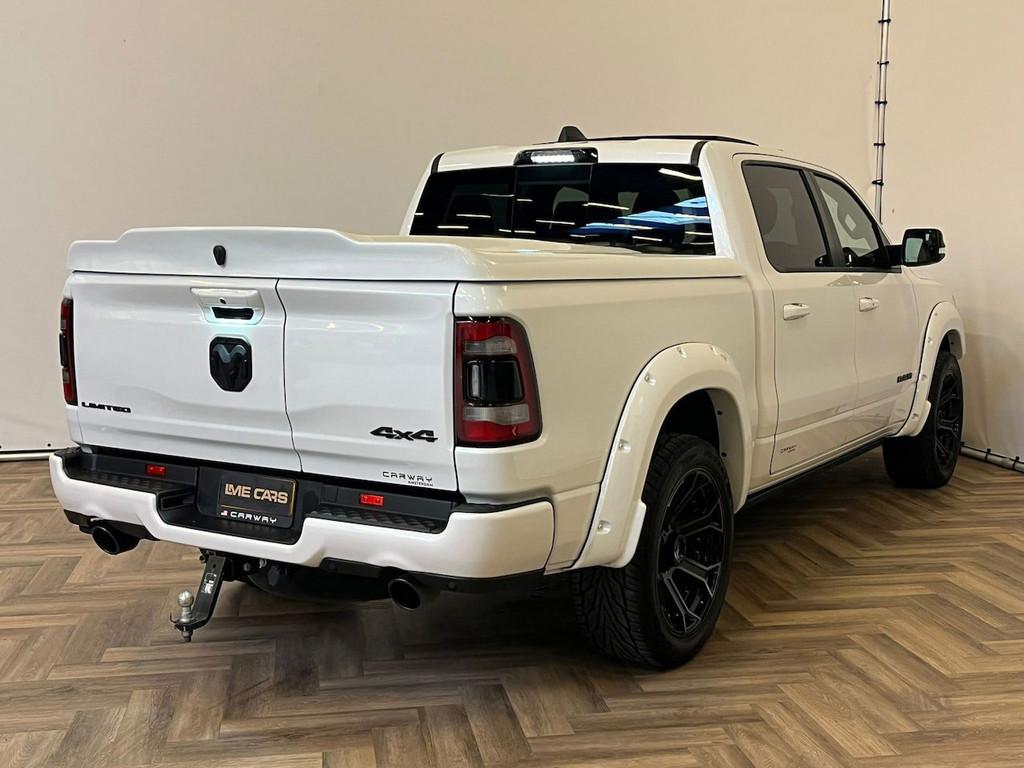 Dodge Ram 1500 5.7 V8 4x4 Crew Cab Limited|PANO|LUCHTVERING|, Auto's, Automaat, Gebruikt, 5654 cc, Wit