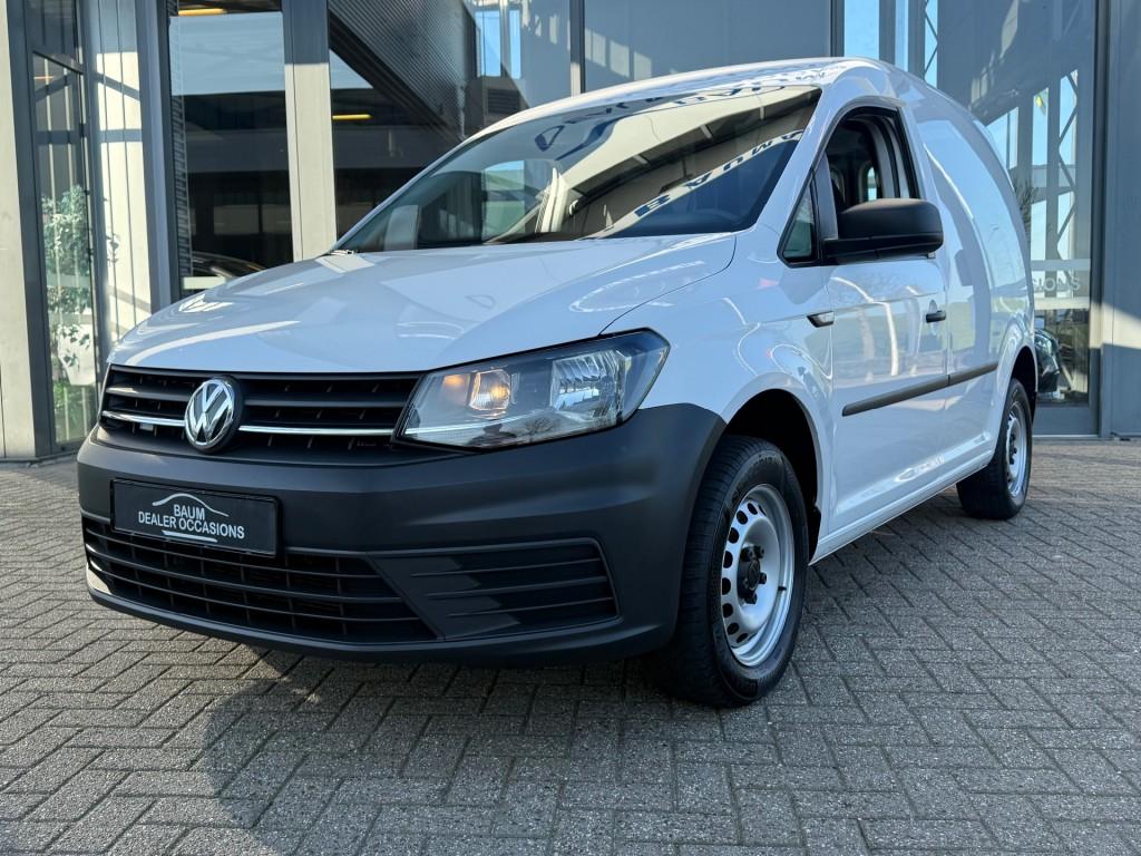 Volkswagen CADDY 2.0 TDI L1H1 BMT COMFORT AIRCO PDC SCHUIFDE, Volkswagen, Wit, Bedrijf, 2 stoelen