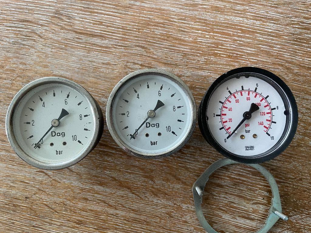 MANO/DRUK meters., Ophalen of Verzenden