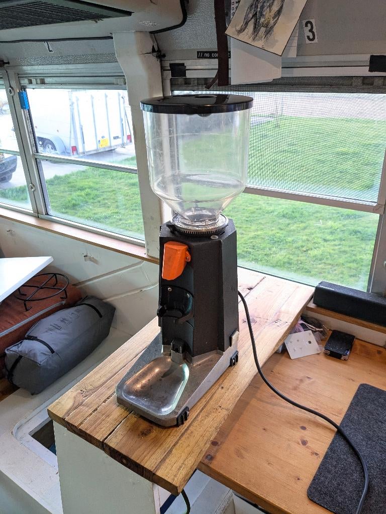 Fiorenzato T80 koffiemolen – single dose ombouw – espresso, Witgoed en Apparatuur, Koffiemachine-accessoires, Gebruikt, Koffiemolen