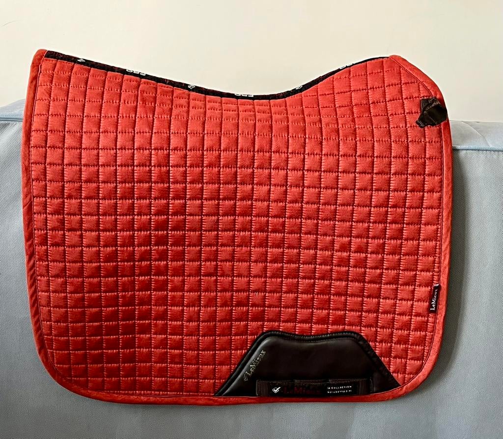 Lemieux Pro Sport Rood dressuur mt full, Full (L), Dressuurdekje, Rood, Ophalen of Verzenden