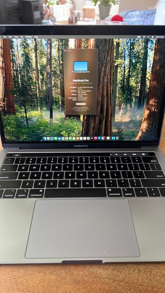 Macbook Pro 2019 Intel 13 inch, Computers en Software, Apple Macbooks, MacBook Pro, Gebruikt, 256 GB, 2 tot 3 Ghz