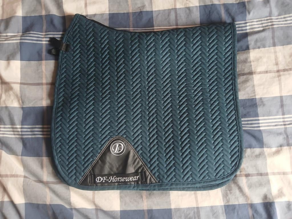Df-horsewear petrol dressuur, Dieren en Toebehoren, Paarden en Pony's | Dekens en Dekjes, Ophalen of Verzenden, Gebruikt, Dekje