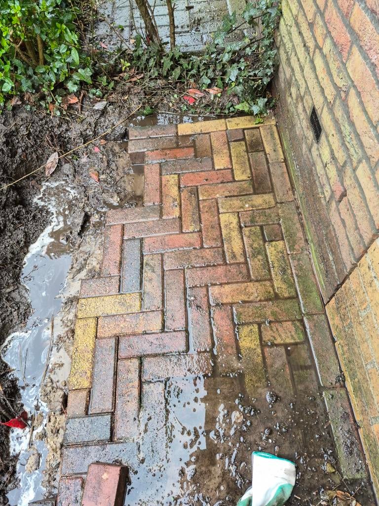 Stenen., Ophalen, Beton, Klinkers