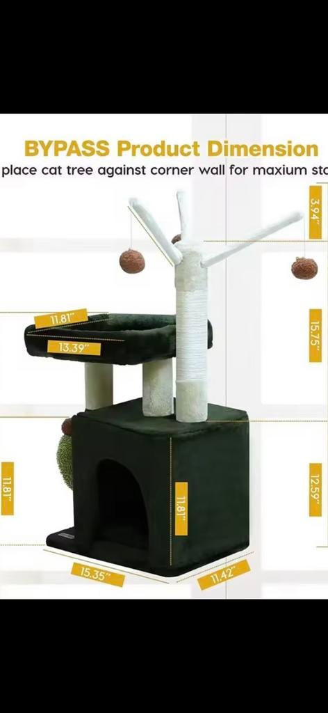 10 stuks luxe katten klimboomtoren ,balspeelgoed €125, Ophalen, Info@wilnic.nl, Wilnic, Nieuw