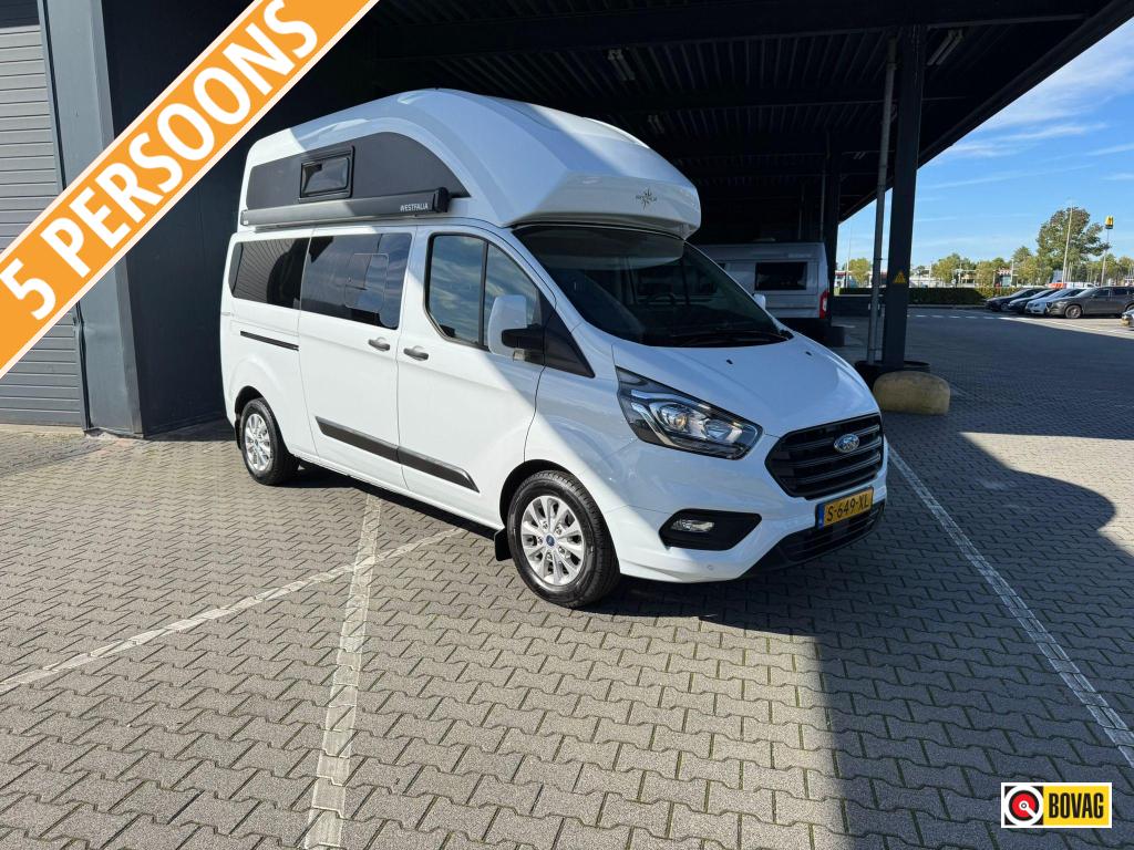 Westfalia Nugget Plus, 5 gordelplaatsen! 36.000KM, Caravans en Kamperen, Campers, Ford, Bedrijf, Westfalia, Cassettetoilet