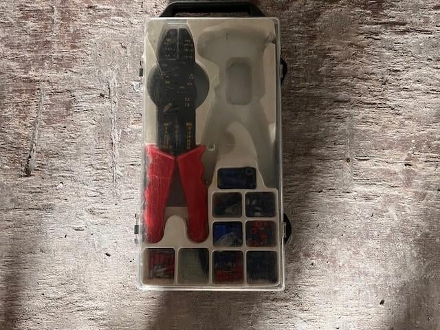 Krimptang inclusief kabelschoenen, Ophalen of Verzenden, Zo goed als nieuw