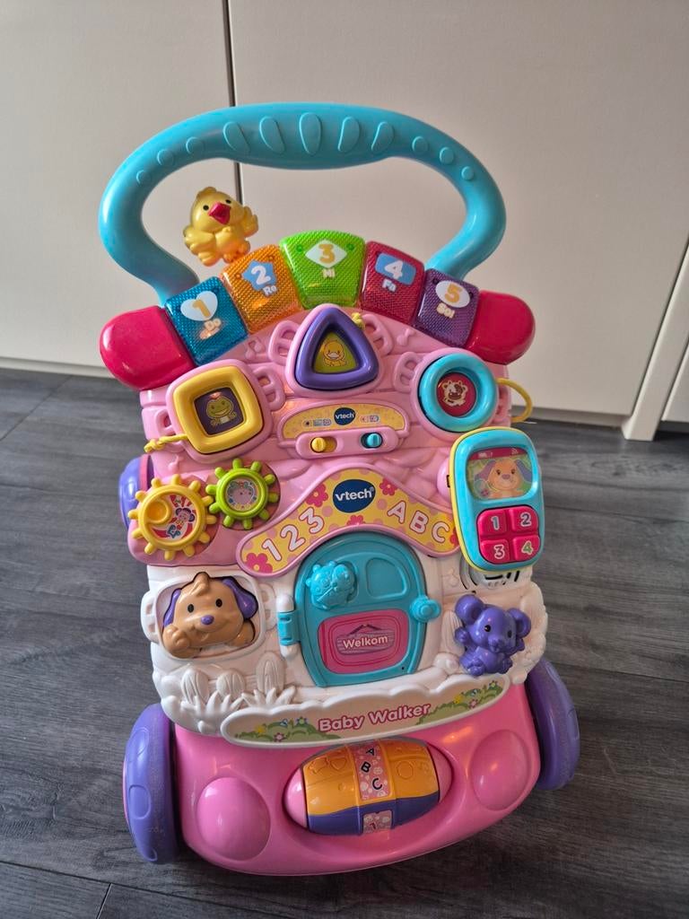 Vtech baby walker roze, Kinderen en Baby's, Speelgoed | Vtech, Ophalen, Zo goed als nieuw, 6 maanden tot 2 jaar