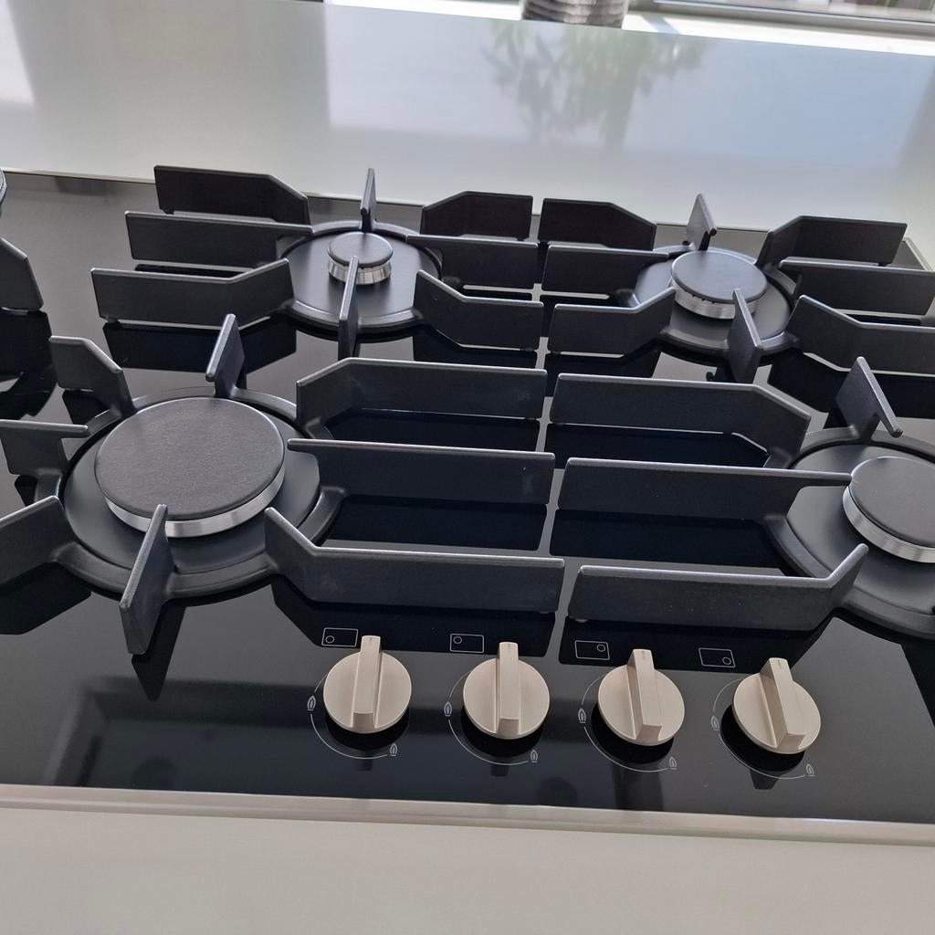 Miele gas- kookplaat, Witgoed en Apparatuur, Kookplaten, Ophalen, Gebruikt, Inbouw, Gas