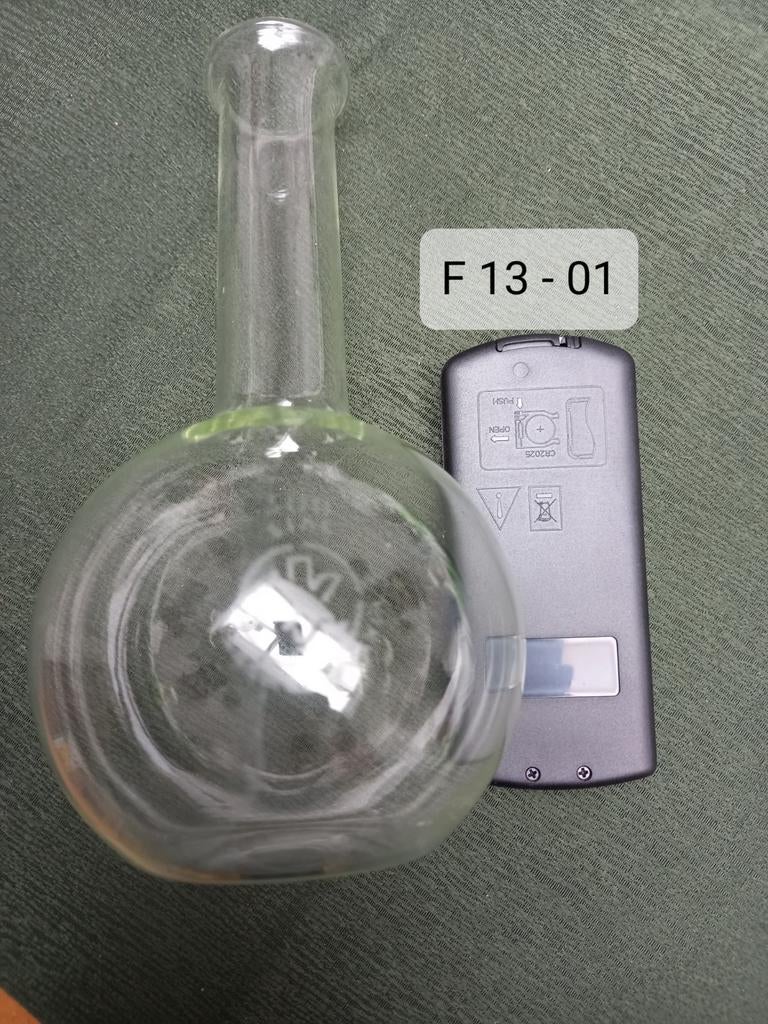 F13 serie: Laboratoriumglas, Glazen kolf, 500ml., Verzamelen, Ophalen of Verzenden, Gebruikt, Overige typen