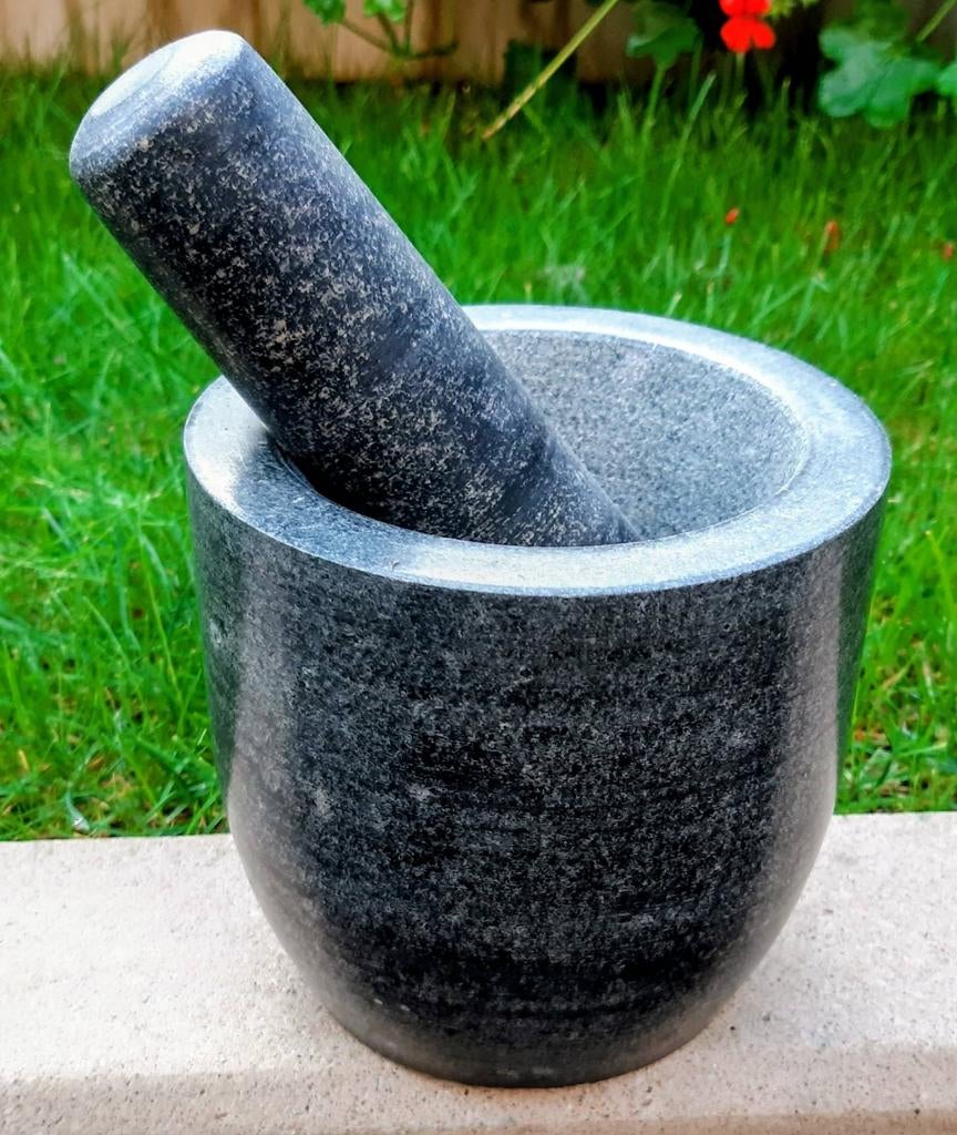 Steenvijzel met stamper, Ophalen of Verzenden