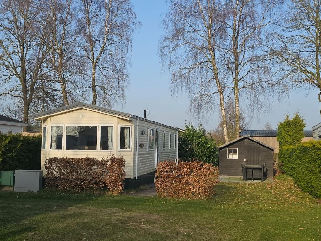 Te koop moderne stacaravan op camping de Klimberg., Caravans en Kamperen, Tot en met 6