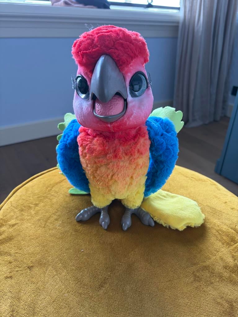 FurReal Friends Papegaai - Interactief Speelgoed, Kinderen en Baby's, Ophalen of Verzenden, Gebruikt, Overige typen