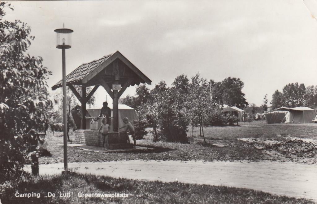 de Lutte bij Oldenzaal - Camping de Lutt- Groentenwasplaats, Verzenden, 1940 tot 1960, Gelopen, Overijssel