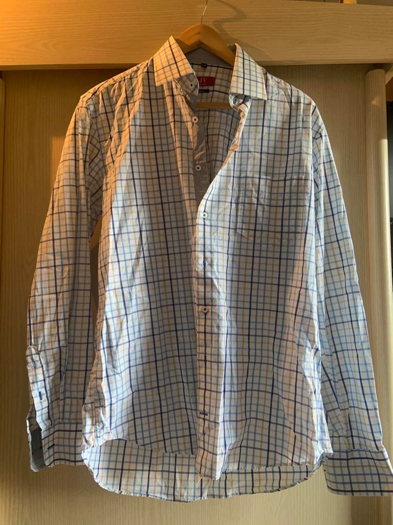 Heren overhemd, Ophalen of Verzenden, Gedragen, Overige kleuren, Halswijdte 39/40 (M)