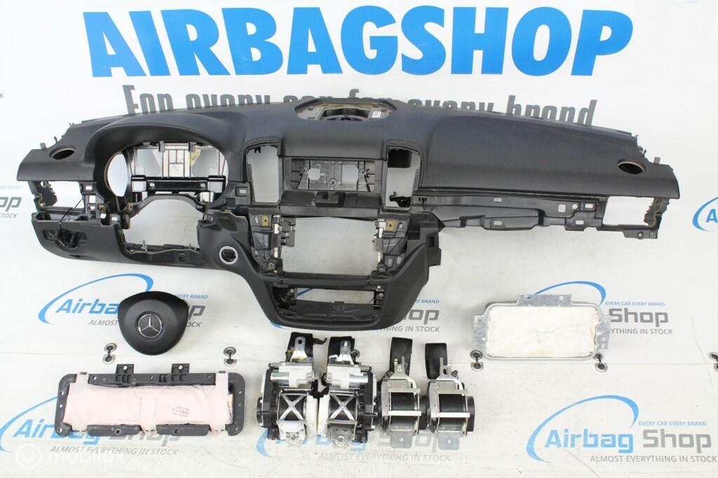 Airbag set Dashboard zwart Mercedes GLE klasse 2015-...., Gebruikt, Ophalen of Verzenden