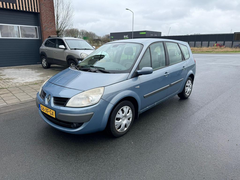 Renault Grand Scenic 2.0 16V 5P 2007 Blauw, Voorwielaandrijving, 1998 cc, 4 cilinders, Blauw