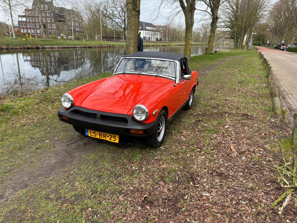 MG Midget 1.5 1979, 1491 cc, 4 cilinders, Cabriolet, Leder